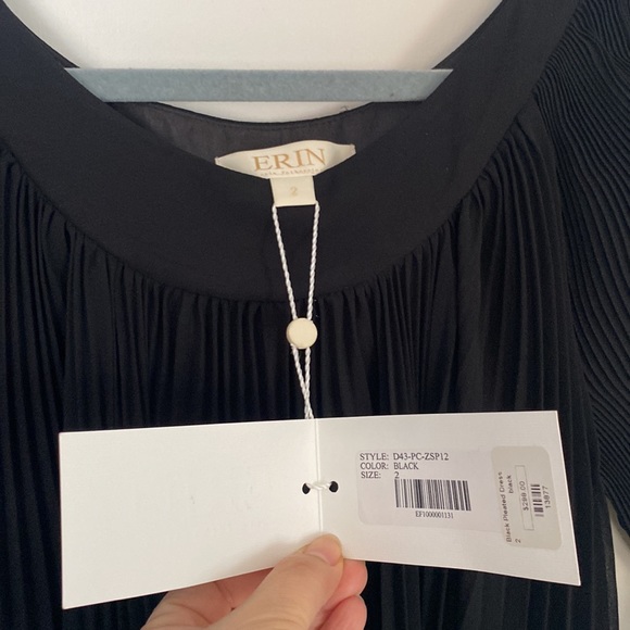 Black Chiffon Mini Dress NWT - Picture 4 of 5